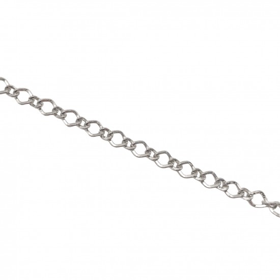 Αλυσίδες Σιδερένιες 12x9,5mm (3 μέτρα) - Ασημί