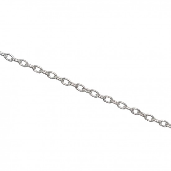 Αλυσίδες Σιδερένιες 8x5mm (3 μέτρα) - Ασημί