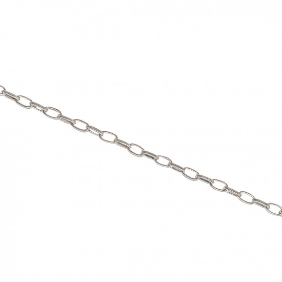 Αλυσίδες Σιδερένιες 9x5mm (3 μέτρα) - Ασημί