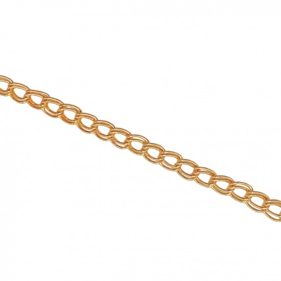 Αλυσίδες Σιδερένιες 15x10mm (2 μέτρα) - Χρυσό