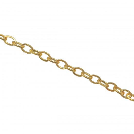 Αλυσίδες Σιδερένιες 20x14mm (2 μέτρα) - Χρυσό