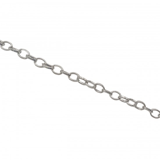 Αλυσίδες Σιδερένιες 14x11mm (2 μέτρα) - Ασημί