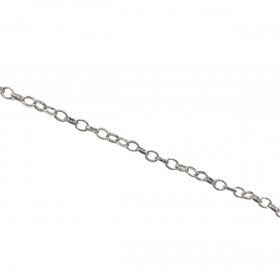 Αλυσίδες Σιδερένιες 8x6mm (8 μέτρα) - Ασημί