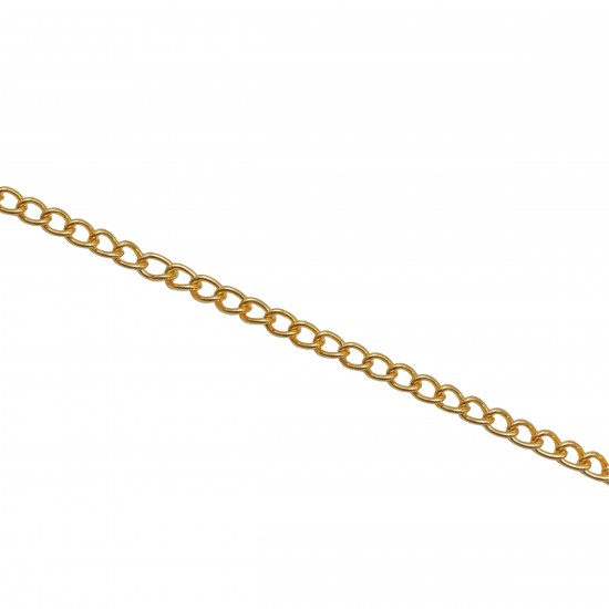 Αλυσίδες Σιδερένιες 14x10mm (2 μέτρα) - Χρυσό