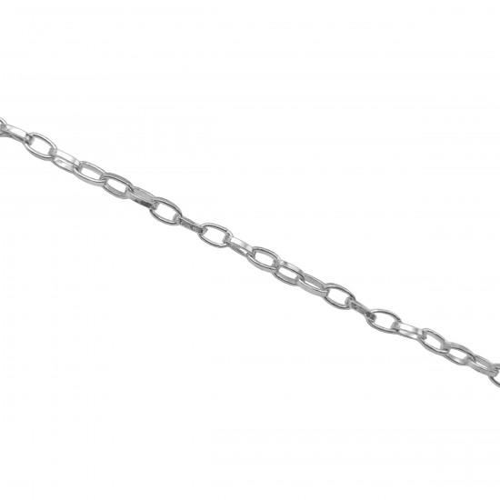 Αλυσίδες Σιδερένιες 11x6mm (3 μέτρα) - Ασημί
