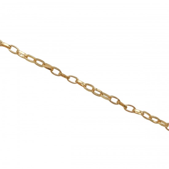 Αλυσίδες Σιδερένιες 11x6mm (3 μέτρα) - Χρυσό