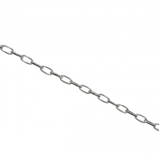 Αλυσίδες Σιδερένιες 11x5,5mm (10 μέτρα) - Ασημί
