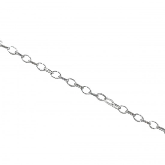Αλυσίδες Σιδερένιες 11x7,5mm (8 μέτρα) - Ασημί