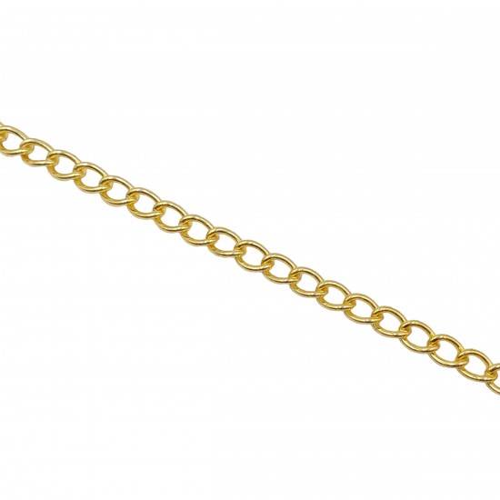 Αλυσίδες Σιδερένιες 15x10mm (3 μέτρα) - Χρυσό