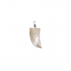 Μοτίφ Φίλντισι 26x14mm (6 τεμ) - Μπεζ