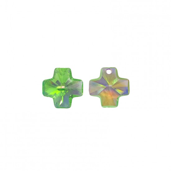 Μοτίφ Swarovski 20mm (1 τεμ) - Peridot AB