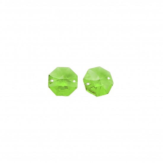 Σύνδεσμοι Swarovski 14mm (2 τεμ) - Peridot
