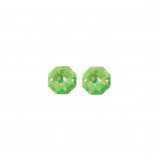 Σύνδεσμοι Swarovski 14mm (2 τεμ) - Peridot AB