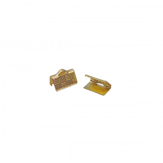 Ακροδέκτες Μεταλλικοί 10mm (12 τεμ) - Χρυσό