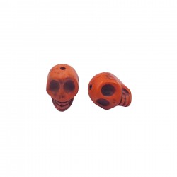 Χάντρες Ακρυλικές 18x14mm (1 τεμ) - Πορτοκαλί