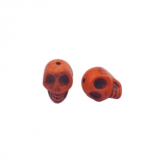Χάντρες Ακρυλικές 18x14mm (1 τεμ) - Πορτοκαλί