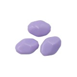 Χάντρες Ακρυλικές 28x20mm (8 τεμ) - Μωβ