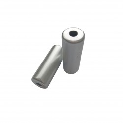 Χάντρες Ακρυλικές 49x19mm (6 τεμ) - Ασημί