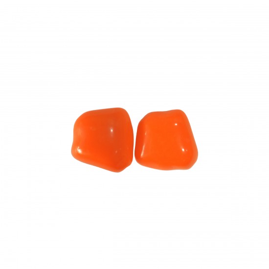Χάντρες Ακρυλικές 20x20mm (20 τεμ) - Πορτοκαλί