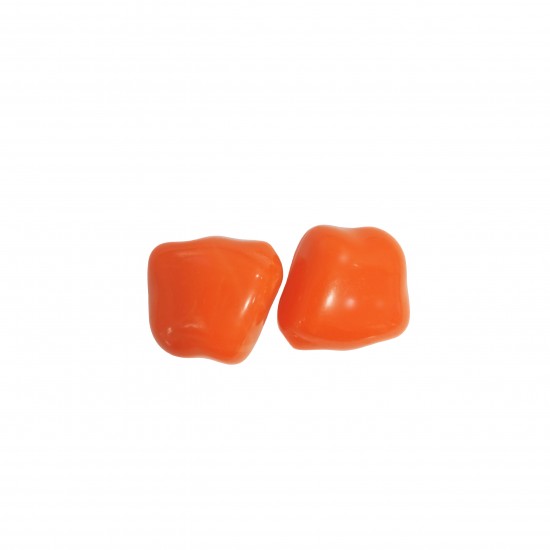 Χάντρες Ακρυλικές 29x28mm (12 τεμ) - Πορτοκαλί