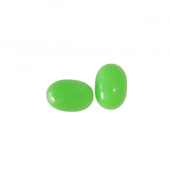 Χάντρες Ακρυλικές 27x19mm (8 τεμ) - Πράσινο