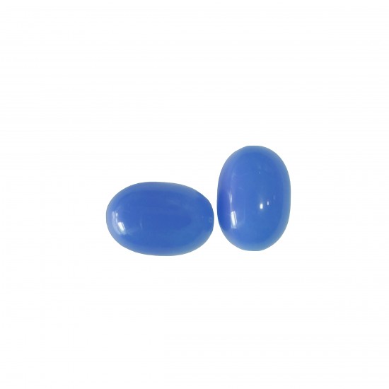 Χάντρες Ακρυλικές 27x19mm (8 τεμ) - Μπλε