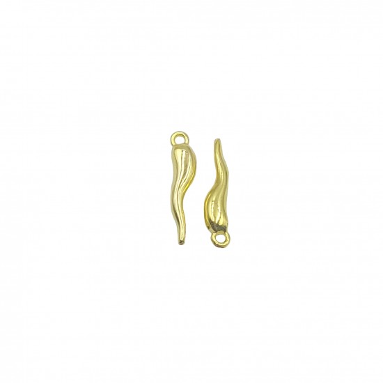 Μοτίφ Μεταλλικά 29x6mm (6 τεμ) - Χρυσό