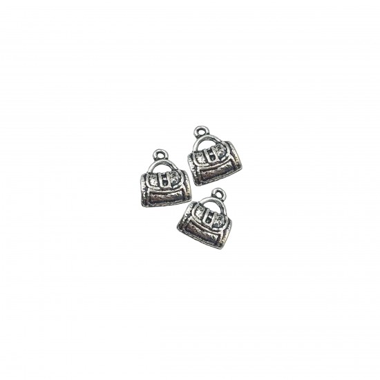 Μοτίφ Αλουμινίου 13x6mm (6 τεμ) - Ασημί
