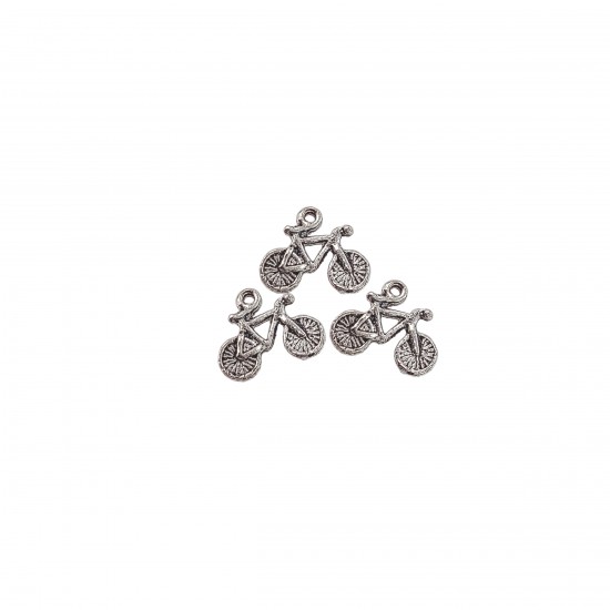 Μοτίφ Αλουμινίου 16x14mm (6 τεμ) - Ασημί