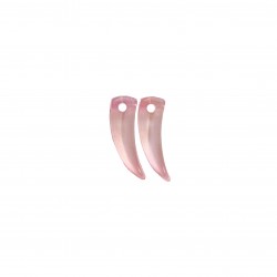 Μοτίφ Ακρυλικά 25x7mm (6 τεμ) - Ροζ
