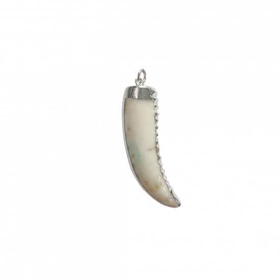 Μοτίφ Φίλντισι 54x16mm (2 τεμ) - Άσπρο