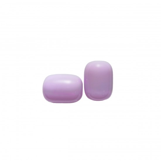 Χάντρες Ακρυλικές 20x15mm (8 τεμ) - Μωβ
