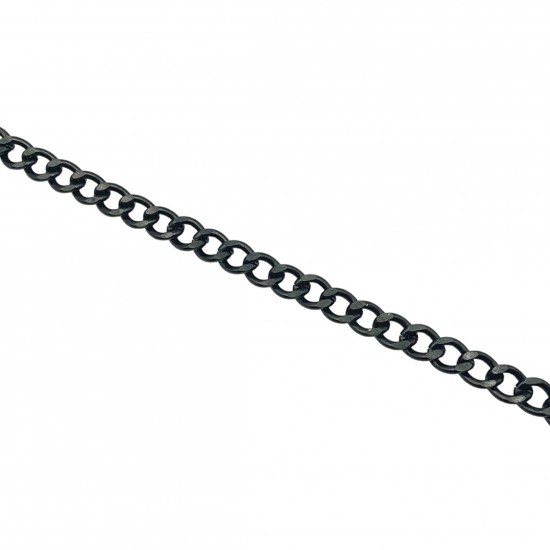 Αλυσίδες Αλουμίνιο 16x11mm (1 μέτρο) - Μαύρο Αλυσίδες Αλουμίνιο 16x11mm (1 μέτρο) - Μαύρο