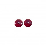 Σύνδεσμοι Swarovski 14mm (2 τεμ) - Burgundy