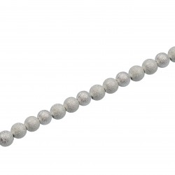 Χάντρες Μεταλλικές 10mm (10 τεμ) - Ασημί