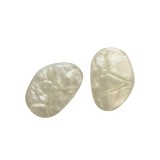 Χάντρες Ακρυλικές 40x28mm (10 τεμ) - Μπεζ