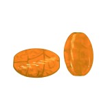 Χάντρες Ακρυλικές 43x29mm (8 τεμ) - Πορτοκαλί