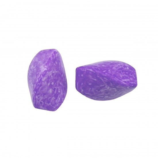 Χάντρες Ακρυλικές 32x21mm (12 τεμ) - Μωβ