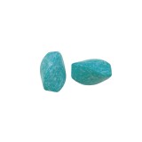 Χάντρες Ακρυλικές 23x18mm (12 τεμ) - Τυρκουάζ
