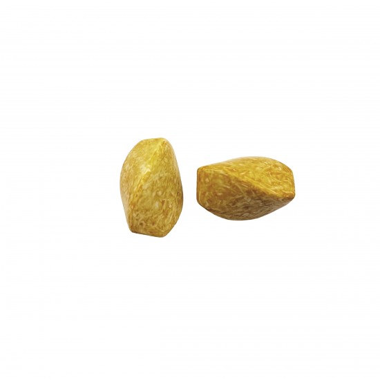 Χάντρες Ακρυλικές 23x18mm (12 τεμ) - Καφέ