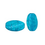Χάντρες Ακρυλικές 39x20mm (10 τεμ) - Τυρκουάζ Χάντρες Ακρυλικές 39x20mm (10 τεμ) - Τυρκουάζ