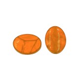 Χάντρες Ακρυλικές 28x20mm (10 τεμ) - Πορτοκαλί