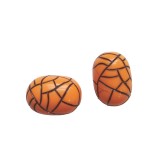 Χάντρες Ακρυλικές 24x17mm (15 τεμ) - Πορτοκαλί Χάντρες Ακρυλικές 24x17mm (15 τεμ) - Πορτοκαλί