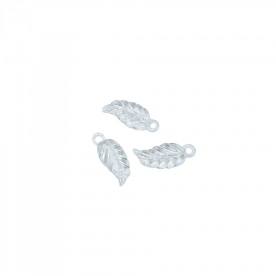 Χάντρες Ακρυλικές 17x7mm (10 τεμ) - Διάφανο