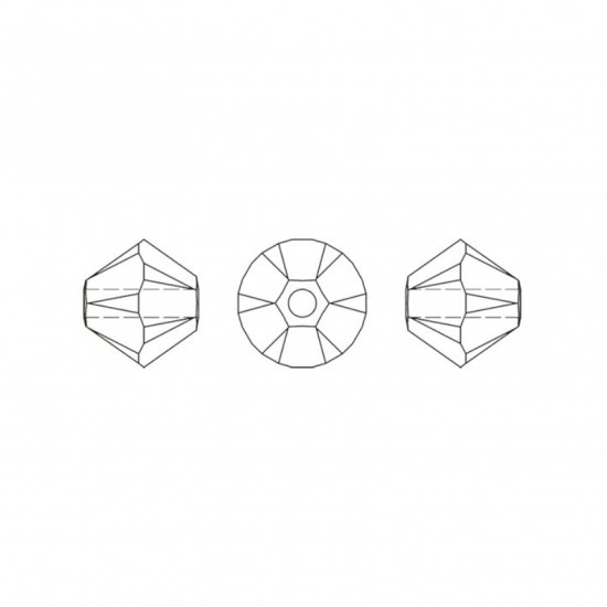 Χάντρες Ακρυλικές 14x14mm (15 τεμ) - Μπλε