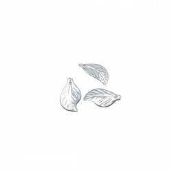 Μοτίφ Ακρυλικά 19x10mm (6 τεμ) - Ασημί