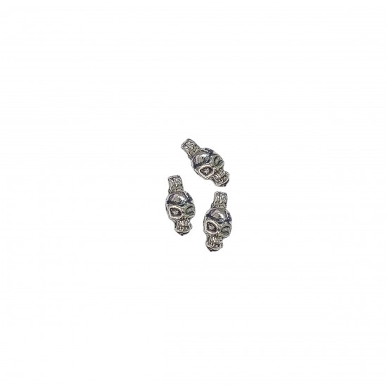 Μοτίφ Αλουμινίου 16x7mm (4 τεμ) - Ασημί