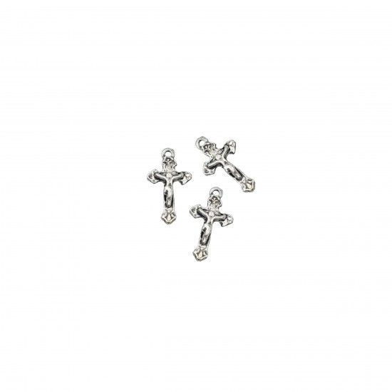 Μοτίφ Αλουμινίου 24x14mm (4 τεμ) - Ασημί