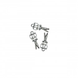Μοτίφ Αλουμινίου 28x13mm (4 τεμ) - Ασημί