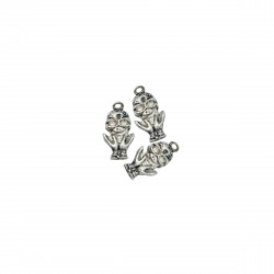 Μοτίφ Αλουμινίου 28x14mm (4 τεμ) - Ασημί